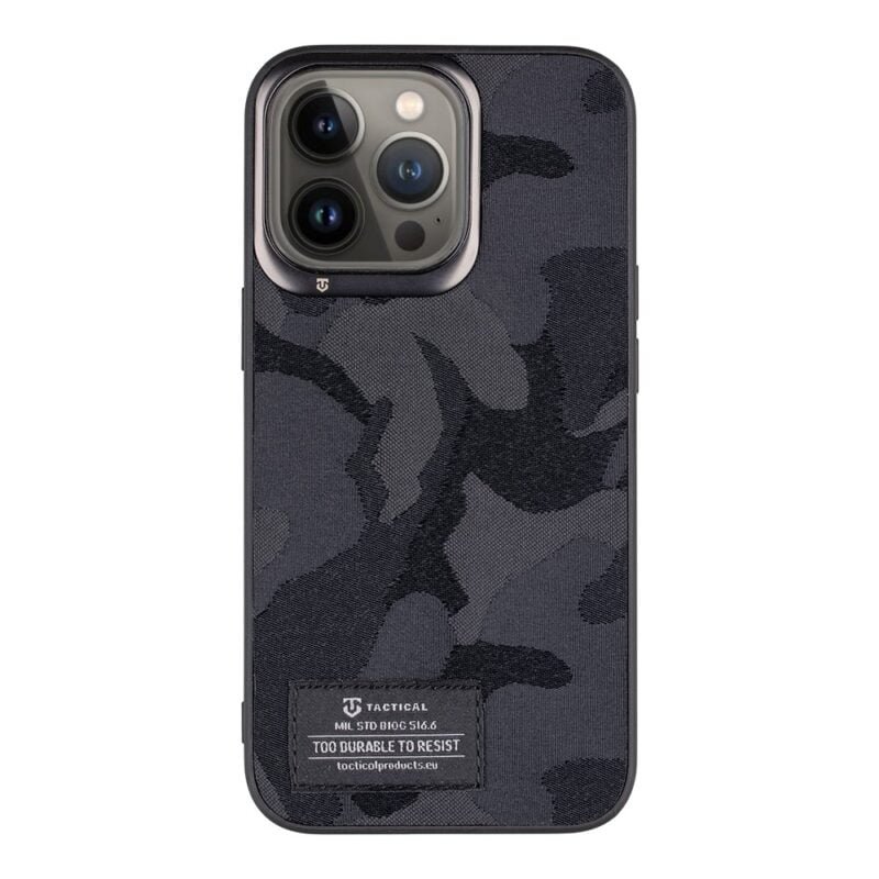Tactical iPhone 13 Pro Camo Troop Cover - 8596311209277 - Noir