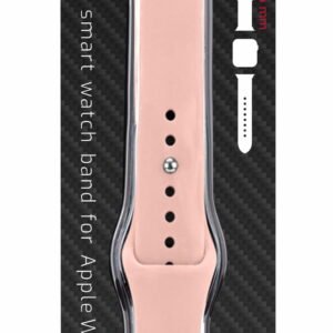 Swissten Apple Watch 42-44mm Bracelet en silicone - 46000115 - Rose