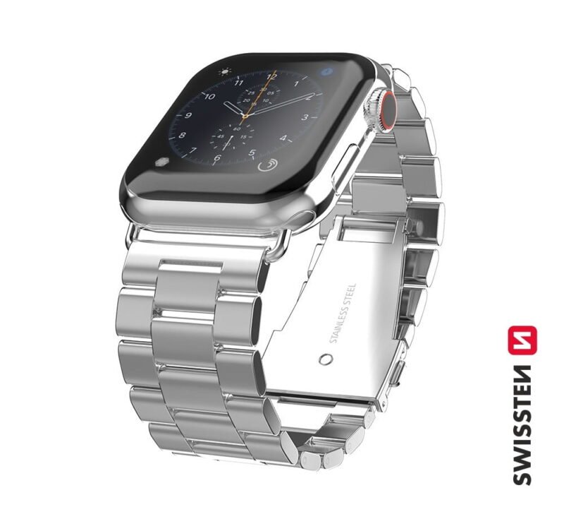 Swissten Apple Watch 38-40mm Metal Band - 46000302 - Argent