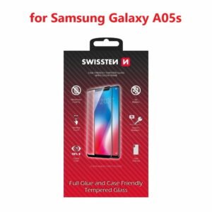 Swissten SM-A057F Galaxy A05s Film Verre Trempé - 54501846 - Full Glue - Noir