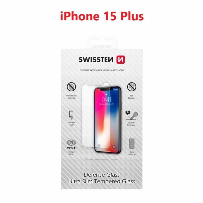 Swissten iPhone 15 Plus Film Verre Trempé - 74517964