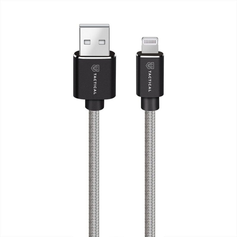 Tactical Fast Rope Kevlar Cable USB-A/USB-C - 8596311153129 - 2m - Gris