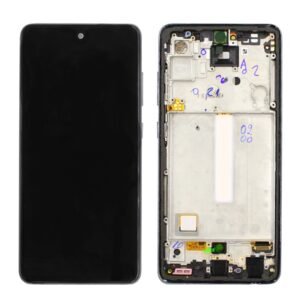 Écran LCD + Tactile Avec Cadre Samsung Galaxy A52 4G SM-A525F/Galaxy A52 5G SM-A526B - GH82-25524A/GH82-25754A/GH82-25526A - Noir