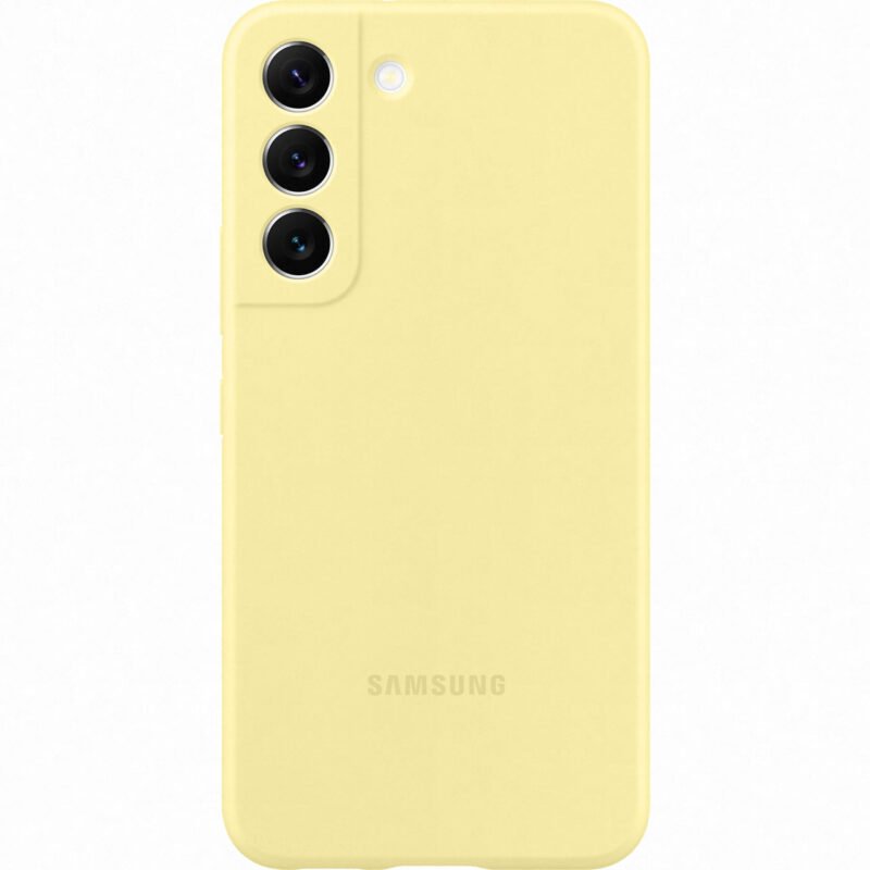 Samsung SM-S901B Galaxy S22 Silicone Cover - EF-PS901TYEGWW - Jaune