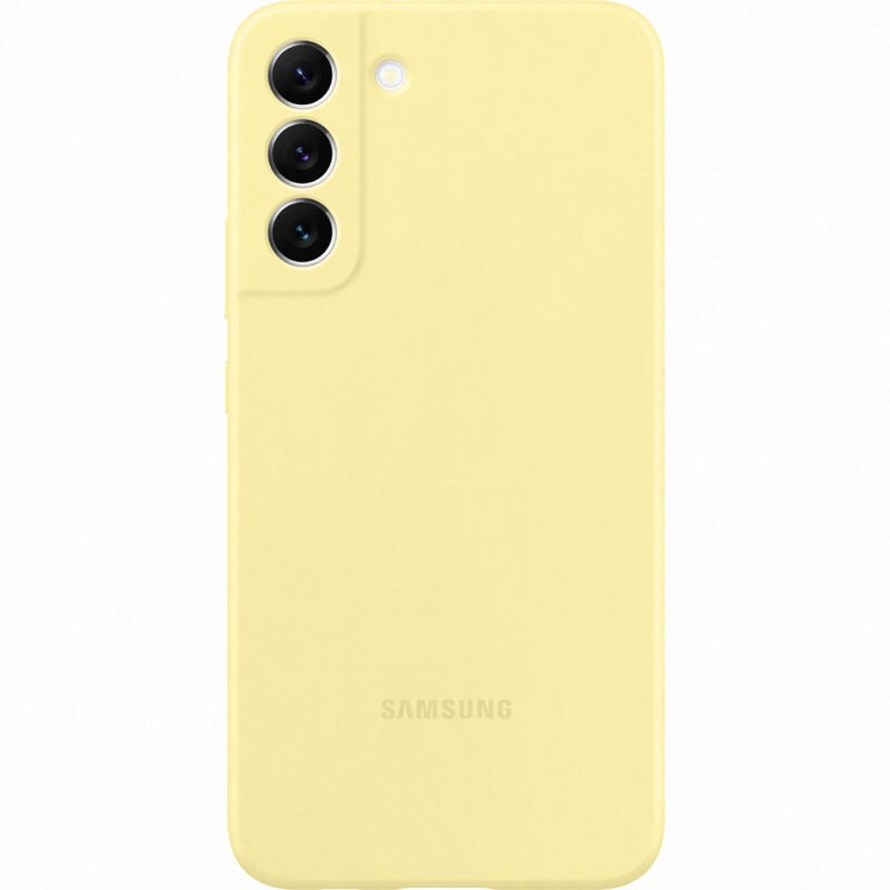 Samsung SM-S906B Galaxy S22 Plus Silicone Cover - EF-PS906TYEGWW - Jaune