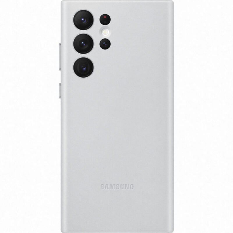 Samsung SM-S908B Galaxy S22 Ultra Leather Cover - EF-VS908LJEGWW - Light Gris