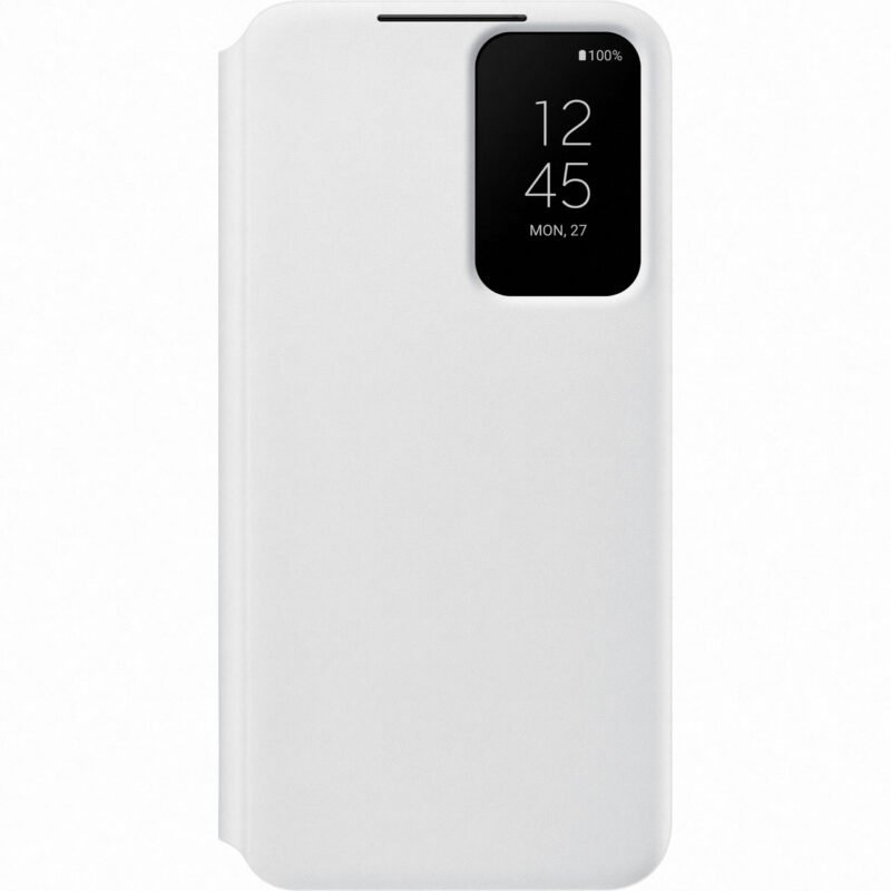 Samsung SM-S901B Galaxy S22 Smart Clear View Cover - EF-ZS901CWEGEE - Blanc