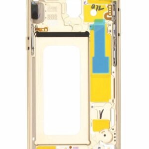 Samsung Galaxy A8 2018 SM-A530F Cadre central  avec bouton d'alimentation et Volume Flexible Gold
