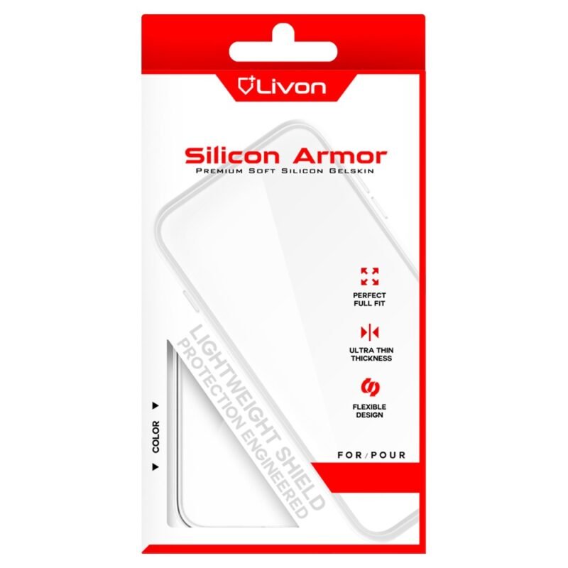 Livon Samsung SM-A015F Galaxy A01 Silicon Armor - Clear