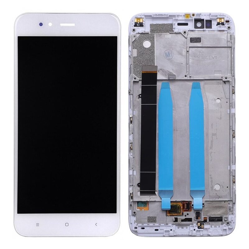 Xiaomi Mi A1 Écran LCD + Tactile Avec Cadre Blanc