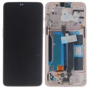 OnePlus 6 (A6003) Écran LCD + Tactile Avec Cadre 2011100031 Blanc