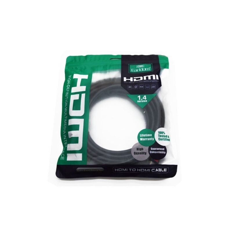Earldom HDMI To HDMI TV Cable 5 Meter