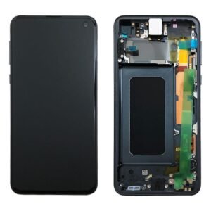 Écran LCD + Tactile Avec Cadre Samsung G970F Galaxy S10e Écran GH82-18852A/GH82-18836A Noir