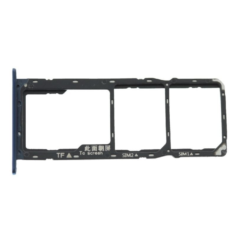 Tiroir Carte SIM / SD Honor 7A (AUM-AL00)/Y6 (2018) (ATU-L11)/Y6 Prime (2018) (ATU-L11) - 97070TTM Bleu