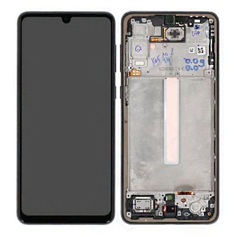 Écran LCD Tactile Avec Cadre Samsung SM-A336B Galaxy A33 5G - GH82-28143A/GH82-28144A - Noir