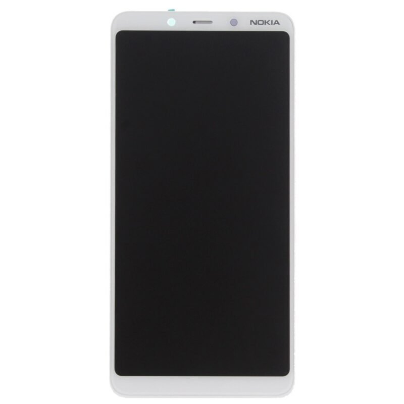 Nokia 3.1 Plus (TA-1104, TA-1115, TA-1118, TA-1125) Affichage LCD + Tactile + Cadre 20ROOWW0001 - Blanc