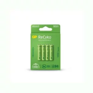 GP Batterie (AAA) Rechargeable NIMH R03/AAA - 100AAAHCE-EB4, (4 batteries / blister), 1000 mAh