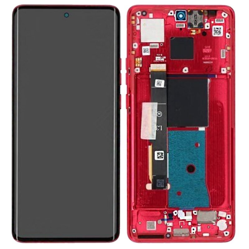 Motorola Moto Edge 40 (XT2303-2) Affichage LCD + Tactile + Cadre - 5D68C22712 - Rouge