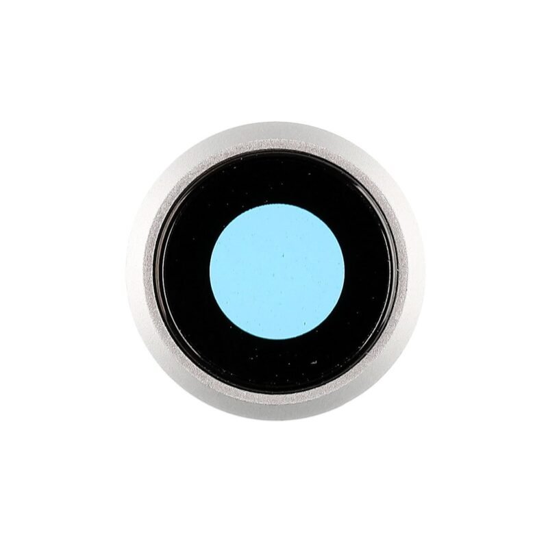 Apple iPhone 8/iPhone SE (2020) Cadre Objectif Caméra + Objectif Caméra Blanc