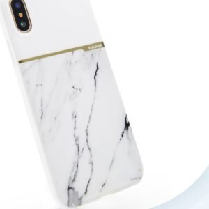 Apple iPhone X  Sulada Marble Coque TPU  Blanc
