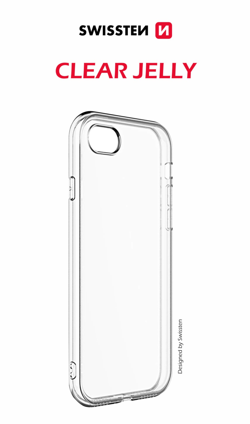 Swissten iPhone 13 Clear Jelly Coque TPU - 32802855 - 1.5 mm - Transparant