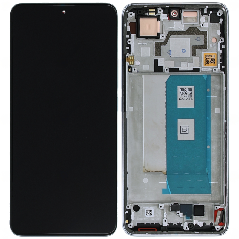 Xiaomi Poco F5 Pro (23013PC75G) Écran LCD + Tactile + Cadre - 560002M11A00 - Blanc