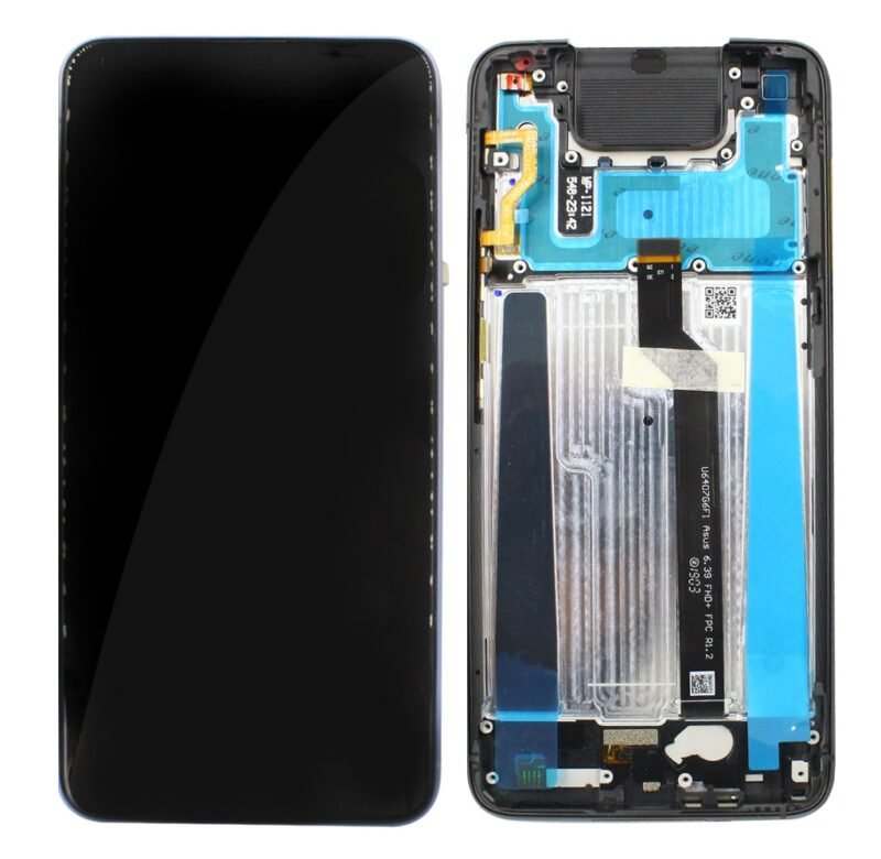 Asus Zenfone 6 (ZS630KL) Écran LCD + vitre tactile + cadre - Noir