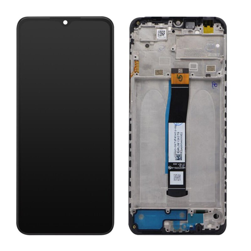 Xiaomi Redmi 10C (220333QAG) Écran LCD + écran tactile + cadre - Noir