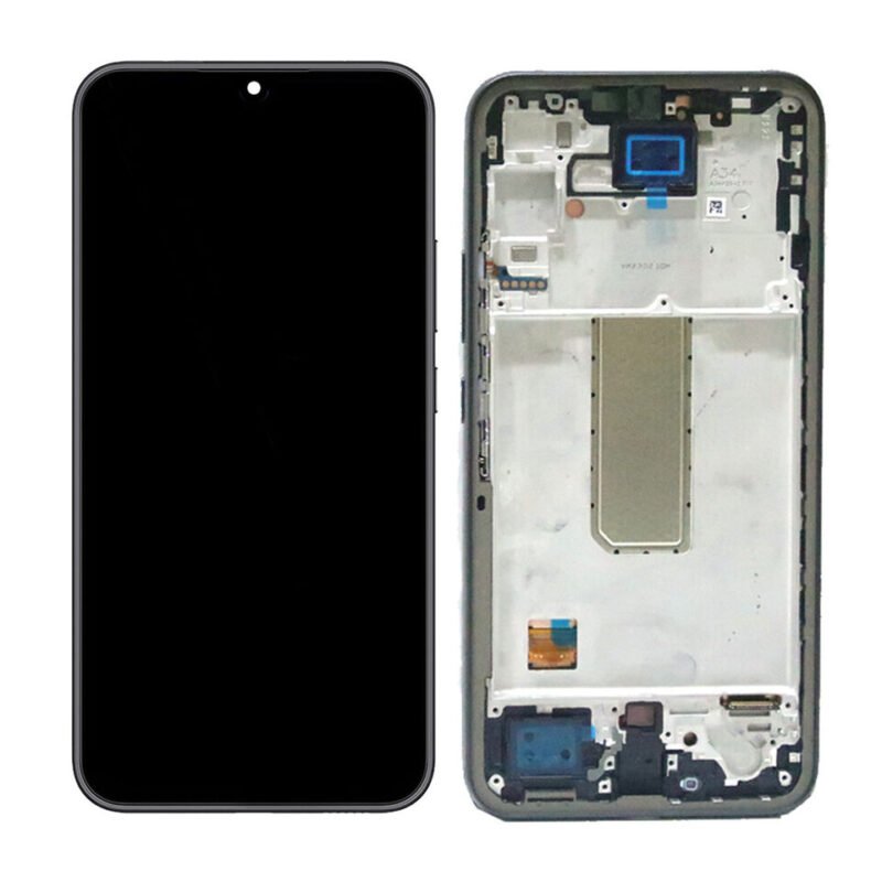 Samsung SM-A346B Galaxy A34 Ecran LCD + Tactile + Châssis - Oled - Noir