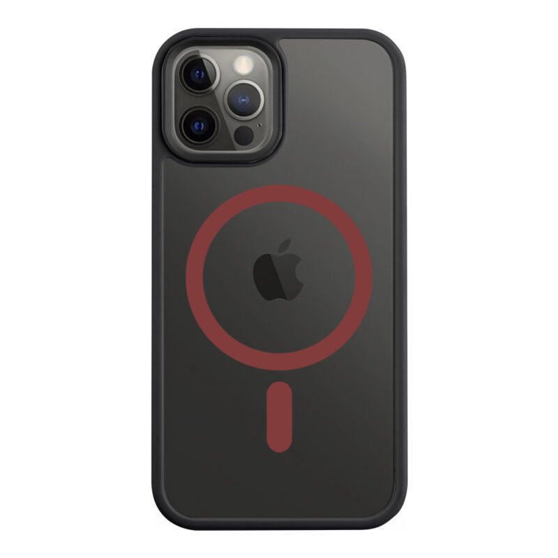 Tactical iPhone 12/iPhone 12 Pro Magforce Hyperstealth 2.0 Cover - 8596311250422 - Black/Red