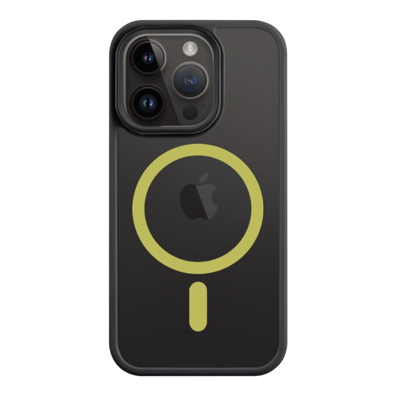 Tactical iPhone 14 Pro Magforce Hyperstealth 2.0 Cover - 8596311250538 - Black/Yellow