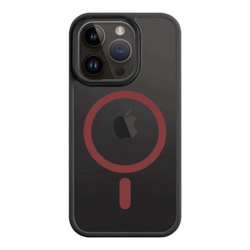 Tactical iPhone 14 Pro Magforce Hyperstealth 2.0 Cover - 8596311250545 - Black/Red
