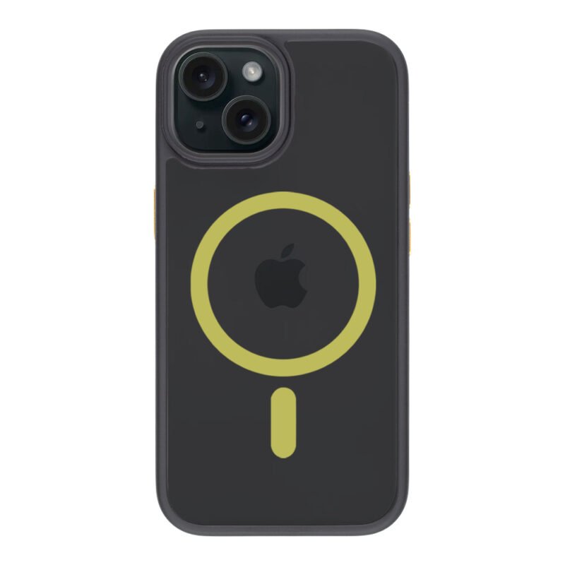 Tactical iPhone 15 Magforce Hyperstealth 2.0 Cover - 8596311250576 - Black/Yellow