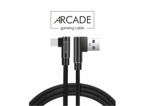 Swissten Arcade Gaming Type-C To Type-C USB Cable - 71506560 - 2m - Black