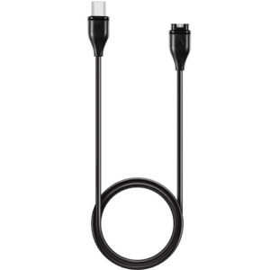 Tactical USB Charging Cable For Garmin Fenix 5/6/7 - 8596311187070 - Black