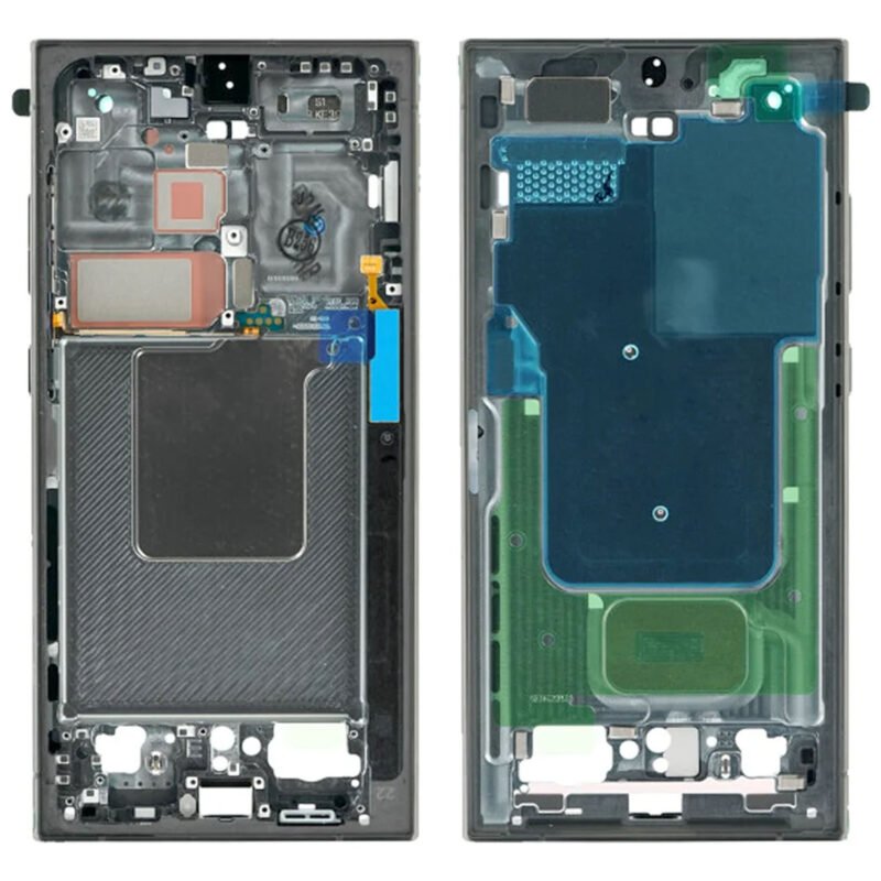 Samsung SM-S928B Galaxy S24 Ultra Ecran LCD + Tactile + Cadre - GH82-33396A - (Auto-assemblé) - Gris