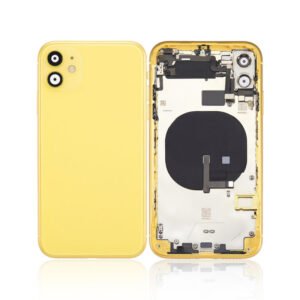 Cache arrière Apple iPhone 11 - Avec petites pièces - Démonté - Jaune
