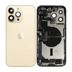 Boîtier arrière Avec Petites Pièces Apple iPhone 14 Pro Démonté - Or